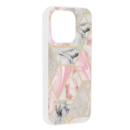 Futrola za Apple iPhone 15 Pro, Techsuit, Marble, Roze