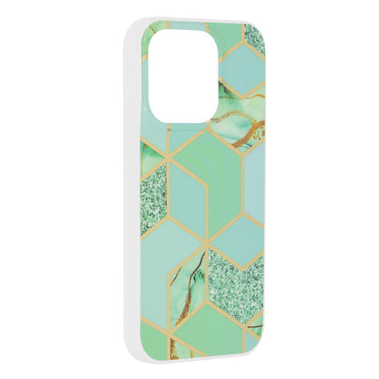 Futrola za Apple iPhone 15 Pro, Techsuit, Marble, Zelena