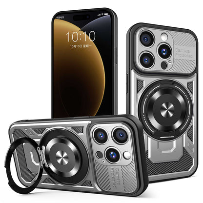 Futrola za Apple iPhone 15 Pro, Techsuit, RuggedCam, Siva