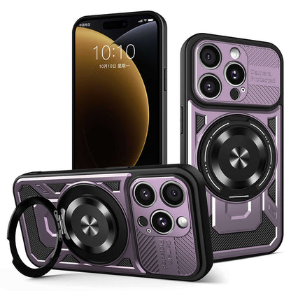 Futrola za Apple iPhone 15 Pro, Techsuit, RuggedCam, Ljubičasta