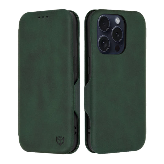 Futrola za Apple iPhone 15 Pro, Techsuit, Safe Wallet Plus, Zelena