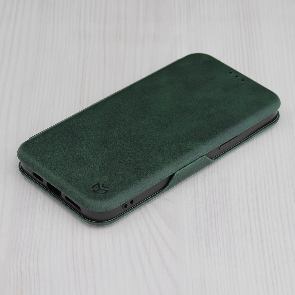 Futrola za Apple iPhone 15 Pro, Techsuit, Safe Wallet Plus, Zelena