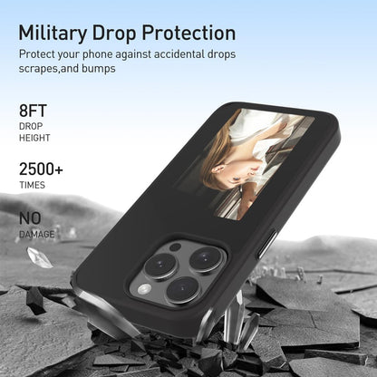 Futrola za Apple iPhone 15 Pro, Techsuit, SmartScreen NFC, Crna