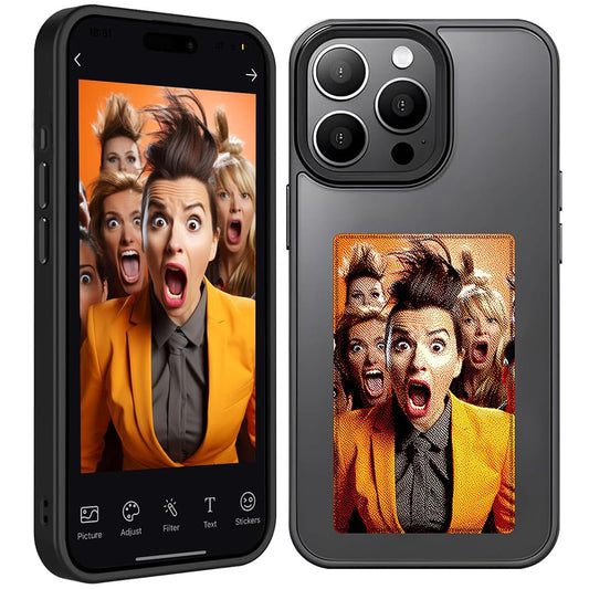 Futrola za Apple iPhone 15 Pro, Techsuit, SmartScreen NFC, Crna