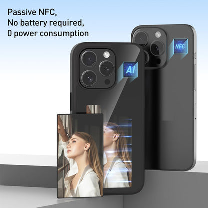 Futrola za Apple iPhone 15 Pro, Techsuit, SmartScreen NFC, Crna
