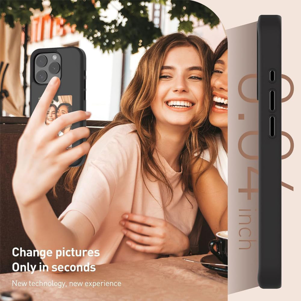 Futrola za Apple iPhone 15 Pro, Techsuit, SmartScreen NFC, Crna