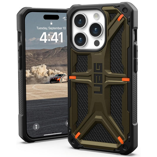 Futrola za Apple iPhone 15 Pro, Urban Armor Gear, Monarch Kevlar, Zelena
