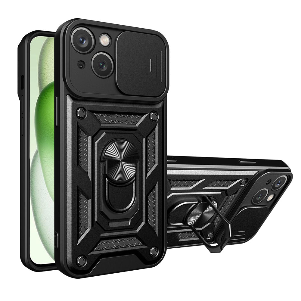 Futrola za Apple iPhone 15, Techsuit, CamShield, Crna