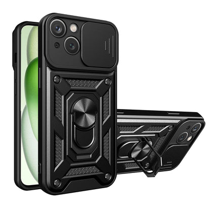 Futrola za Apple iPhone 15, Techsuit, CamShield, Crna