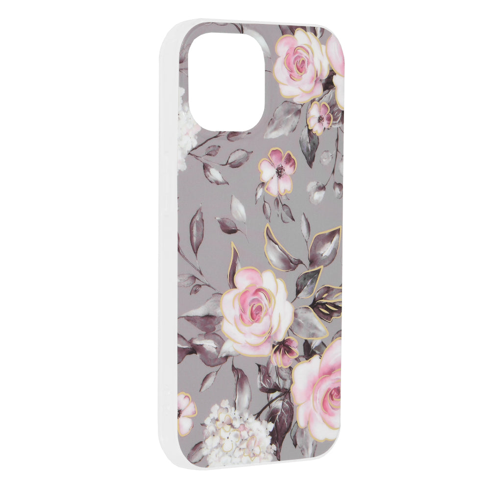 Futrola za Apple iPhone 15, Techsuit, Marble, Siva