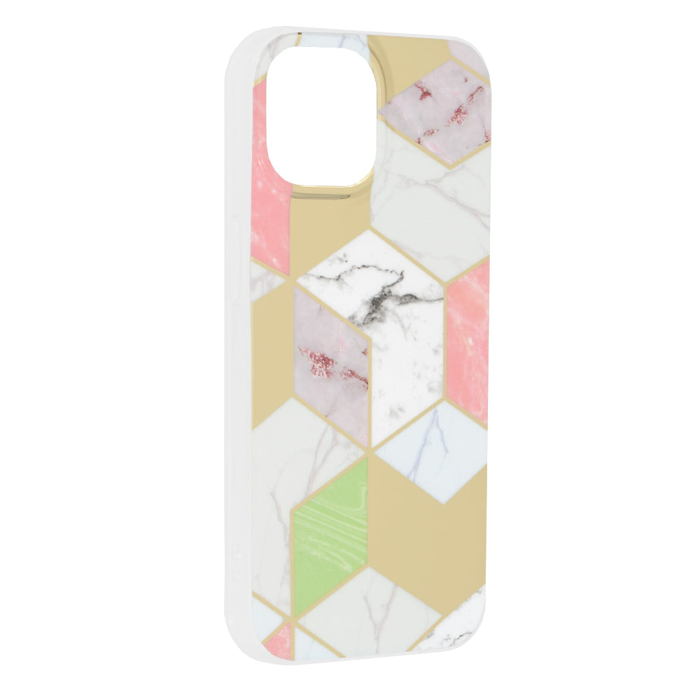 Futrola za Apple iPhone 15, Techsuit, Marble, Ljubičasta