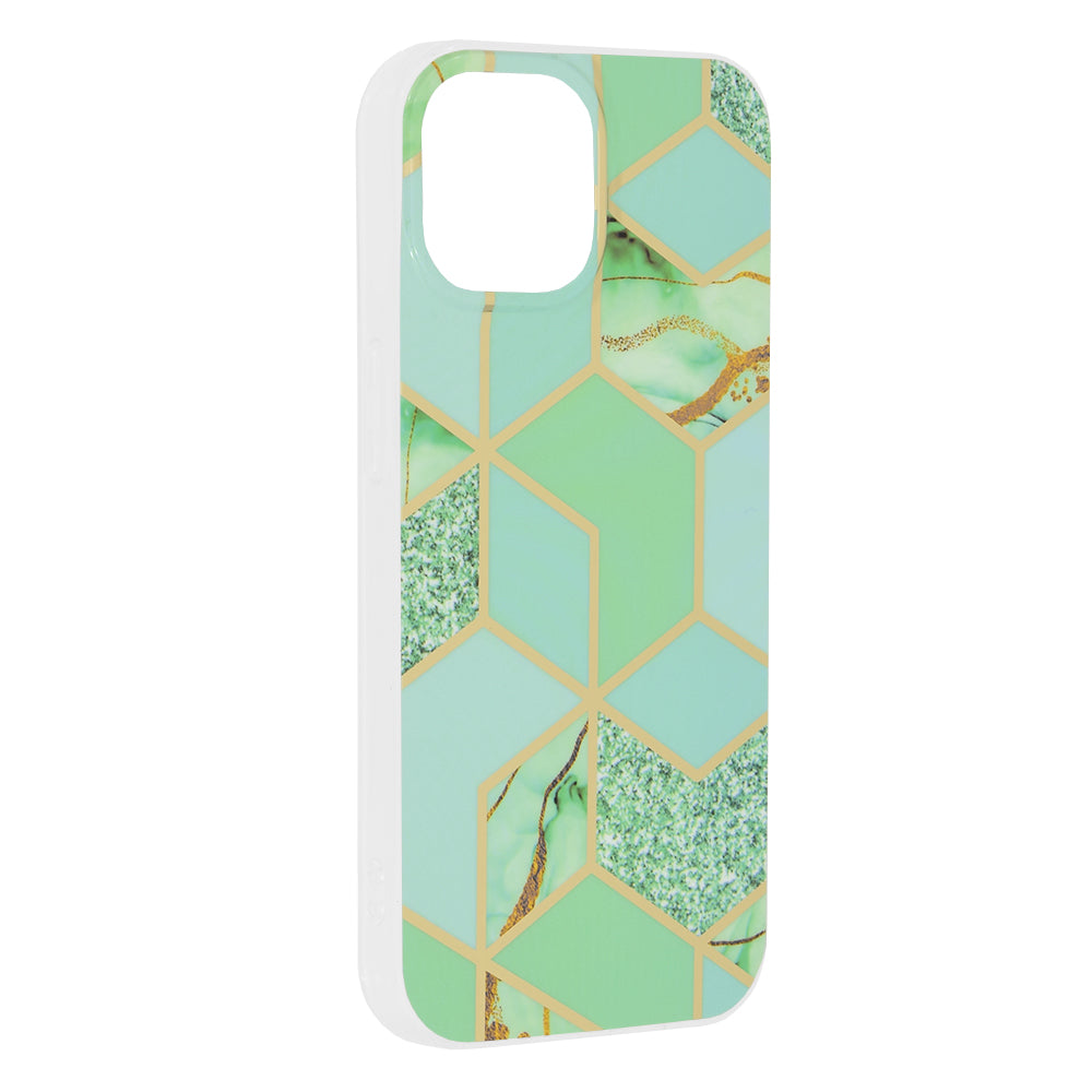 Futrola za Apple iPhone 15, Techsuit, Marble, Zelena