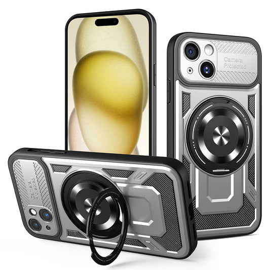 Futrola za Apple iPhone 15, Techsuit, RuggedCam, Siva