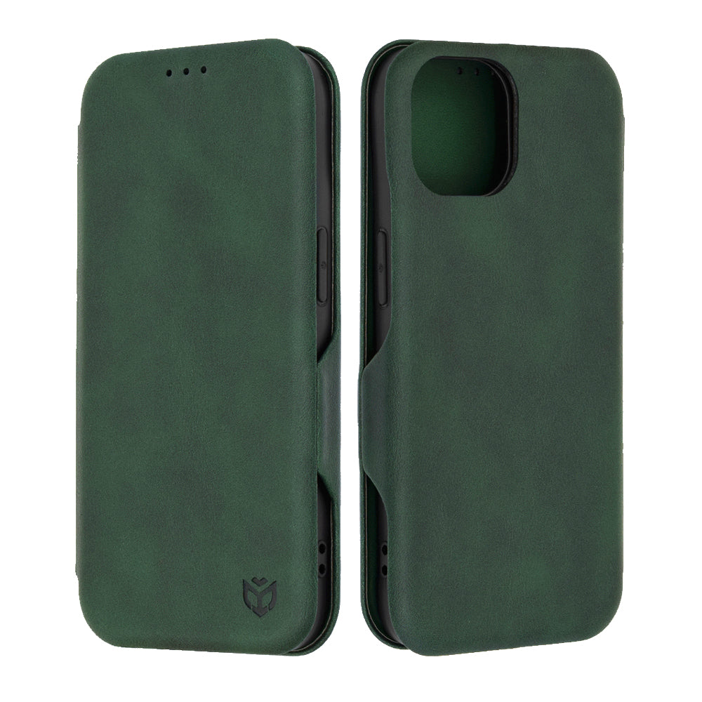 Futrola za Apple iPhone 15, Techsuit, Safe Wallet Plus, Zelena
