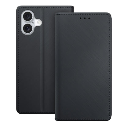 Futrola za Apple iPhone 16, 3MK, Wallet, Crna