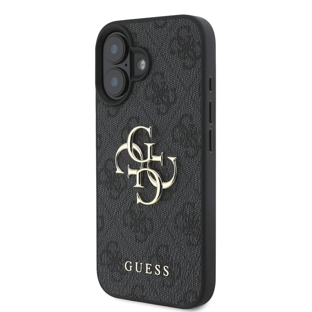 Futrola za Apple iPhone 16, Guess, 4G Big Logo, Crna