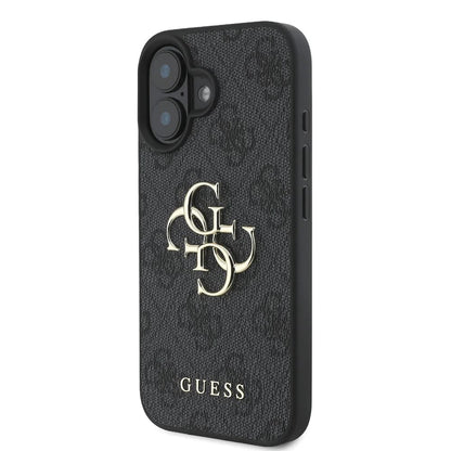 Futrola za Apple iPhone 16, Guess, 4G Big Logo, Crna