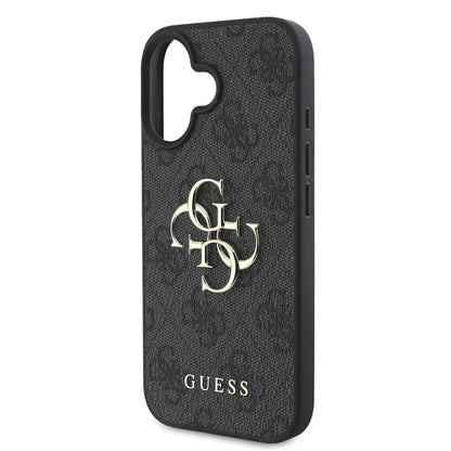 Futrola za Apple iPhone 16, Guess, 4G Big Logo, Crna