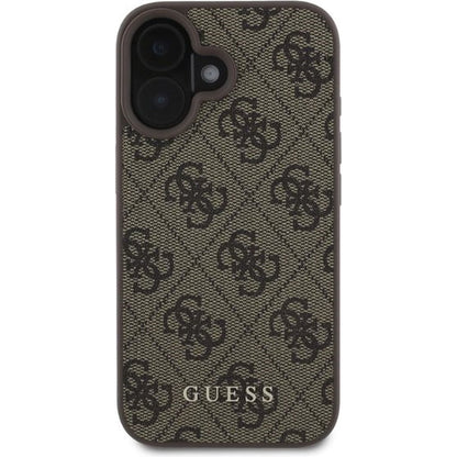 Futrola za Apple iPhone 16, Guess, 4G Classic, Braon
