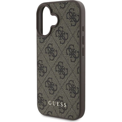 Futrola za Apple iPhone 16, Guess, 4G Classic, Braon