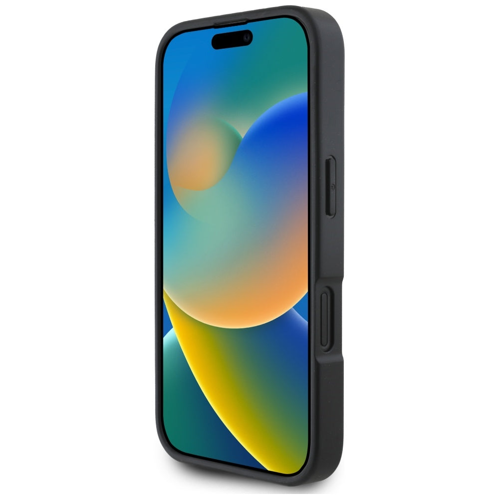 Futrola za Apple iPhone 16, Karl Lagerfeld, Grained Cardslots, Crna