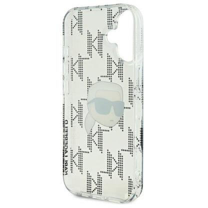 Futrola za Apple iPhone 16, Karl Lagerfeld, IML Luxury Electroplated Karl's Head, Providna