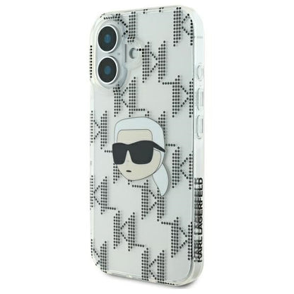 Futrola za Apple iPhone 16, Karl Lagerfeld, IML Luxury Electroplated Karl's Head, Providna