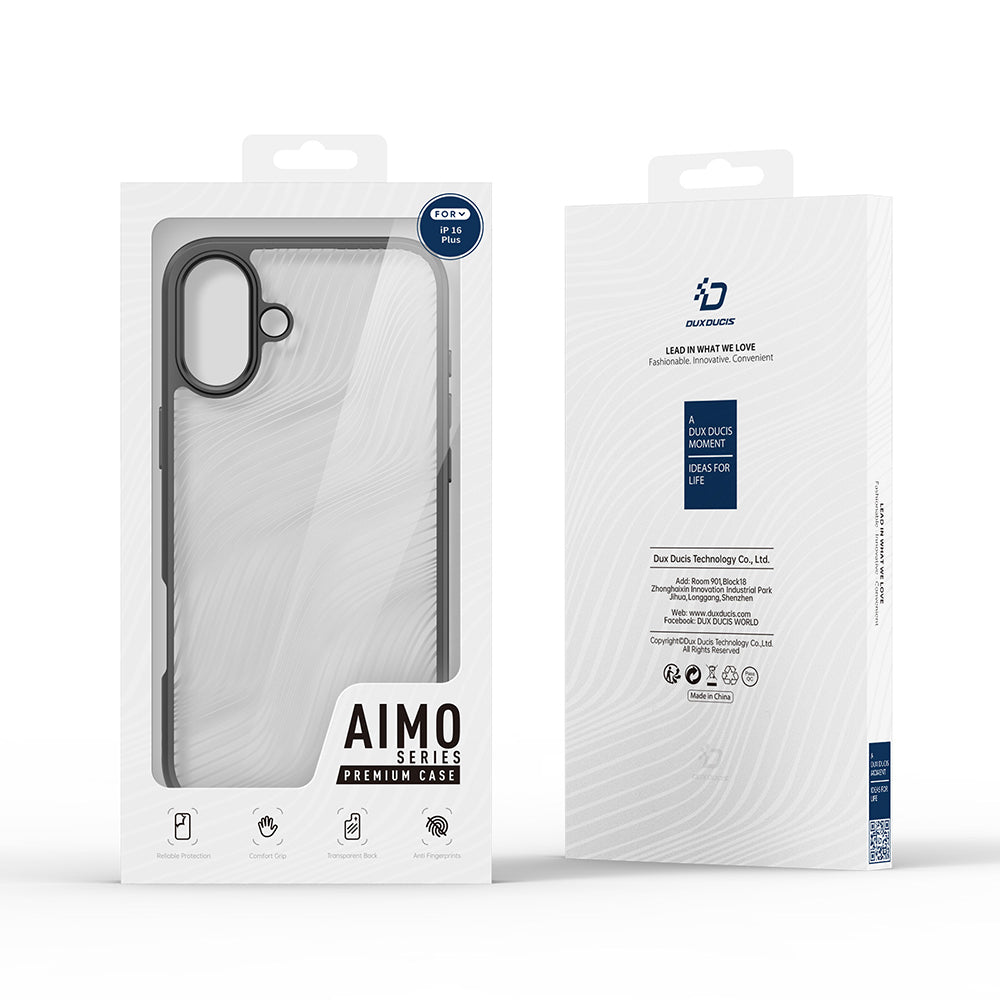 Futrola za Apple iPhone 16 Plus, DUX DUCIS, Aimo, Crna