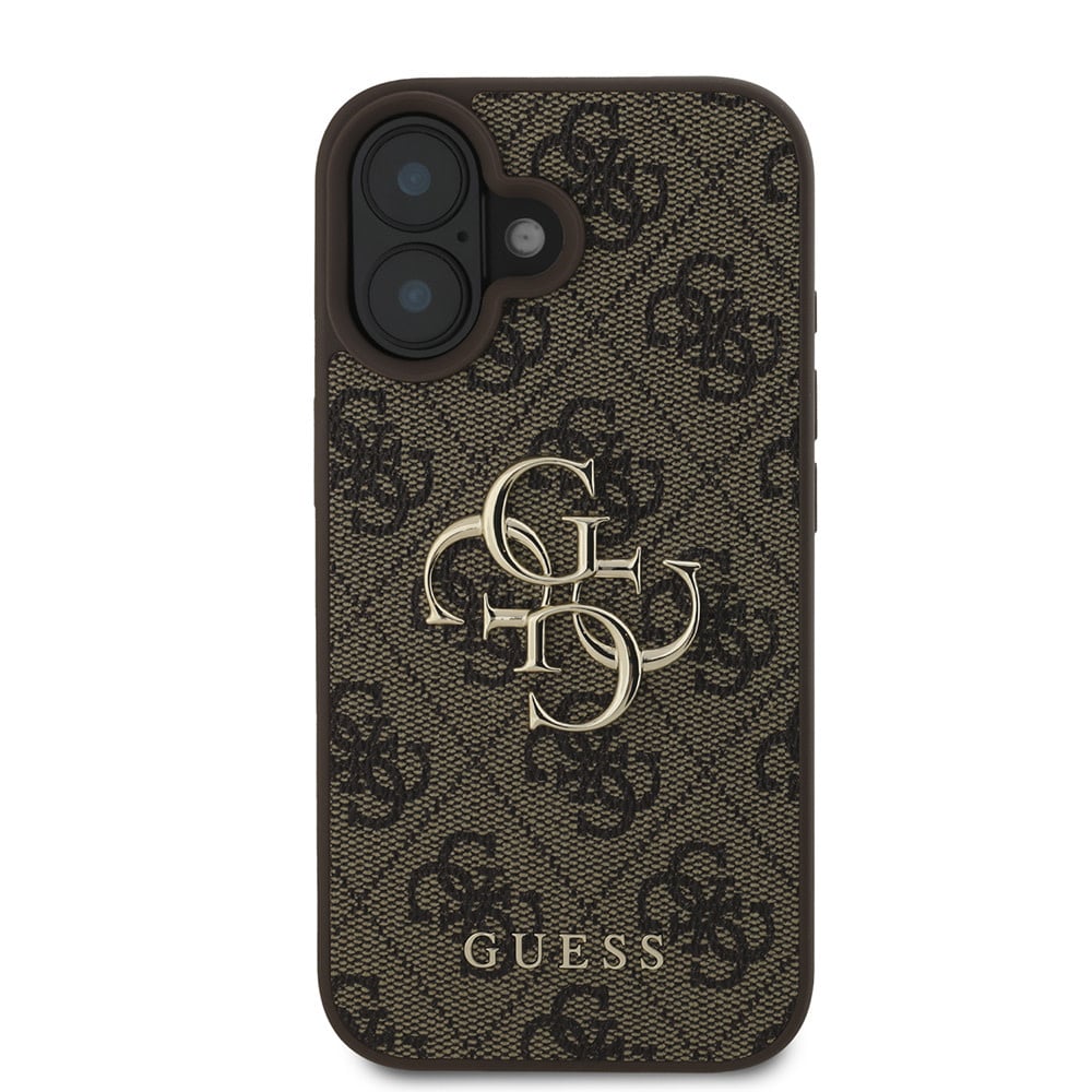Futrola za Apple iPhone 16 Plus, Guess, 4G Big Logo, Braon