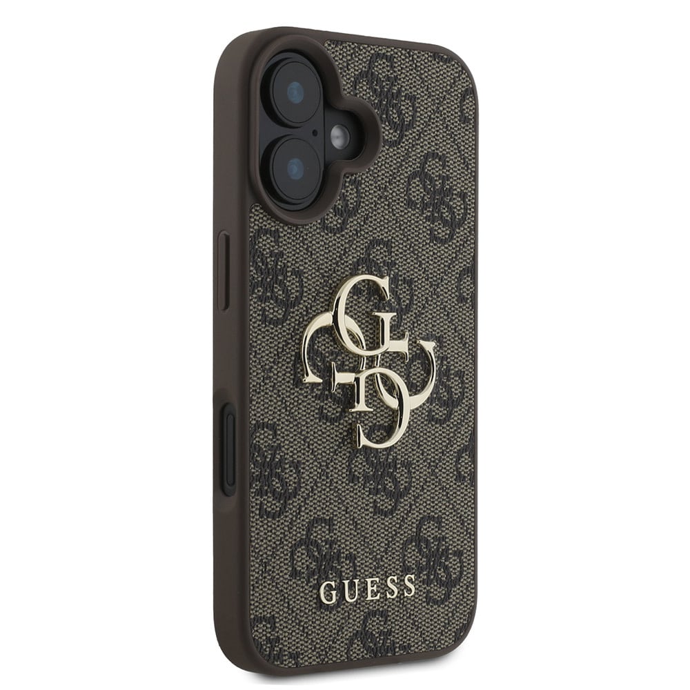 Futrola za Apple iPhone 16 Plus, Guess, 4G Big Logo, Braon