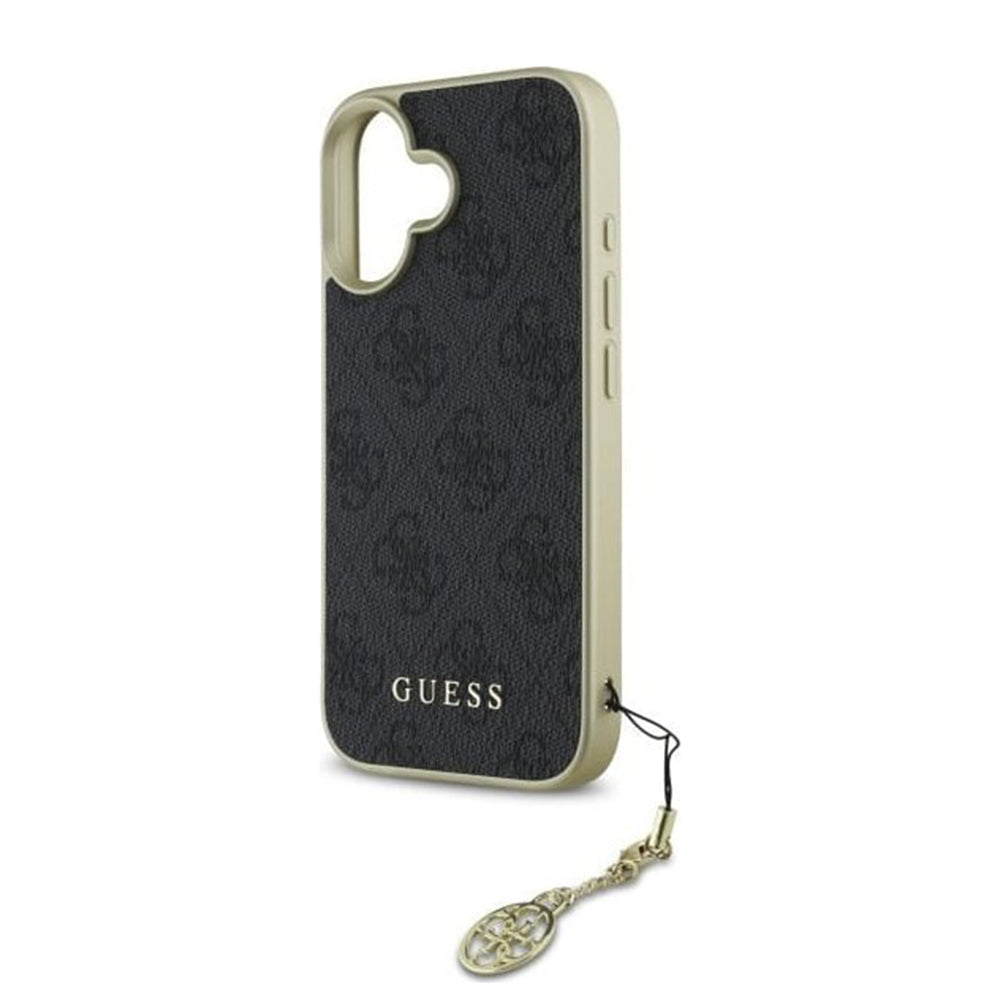 Futrola za Apple iPhone 16 Plus, Guess, 4G Charm, Crna