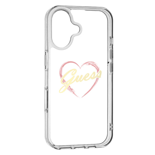 Futrola za Apple iPhone 16 Plus, Guess, IML Heart, Providna