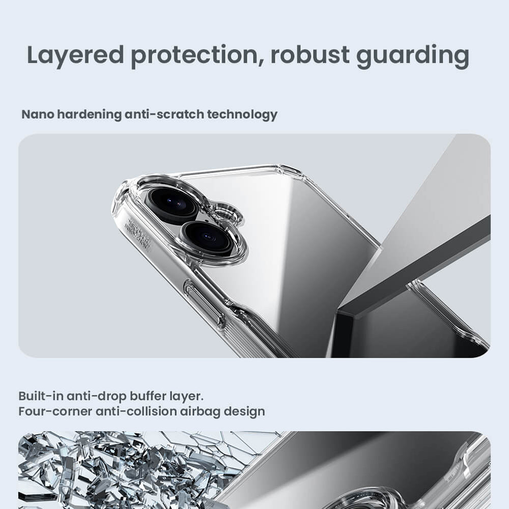 Futrola za Apple iPhone 16 Plus, Nillkin, Nature Pro, Plava