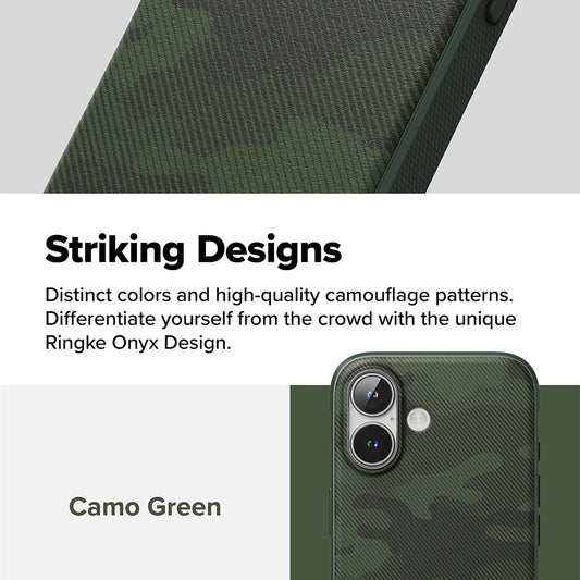 Futrola za Apple iPhone 16 Plus, Ringke, Onyx Design, Zelena
