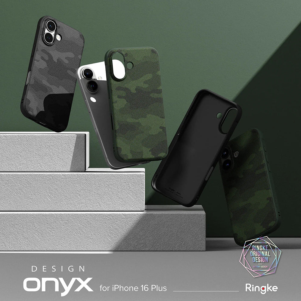 Futrola za Apple iPhone 16 Plus, Ringke, Onyx Design, Zelena