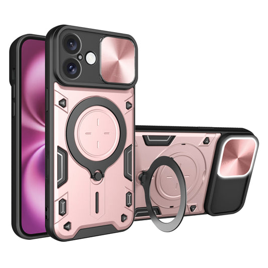 Futrola za Apple iPhone 16 Plus, Techsuit, CamGuard Pro, Roze Zlatna