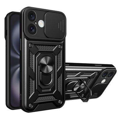 Futrola za Apple iPhone 16 Plus, Techsuit, CamShield, Crna
