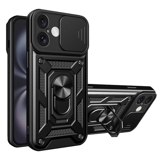 Futrola za Apple iPhone 16 Plus, Techsuit, CamShield, Crna