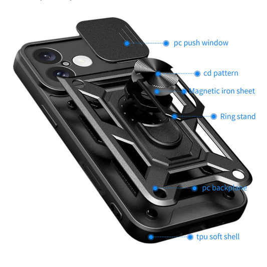 Futrola za Apple iPhone 16 Plus, Techsuit, CamShield, Zelena