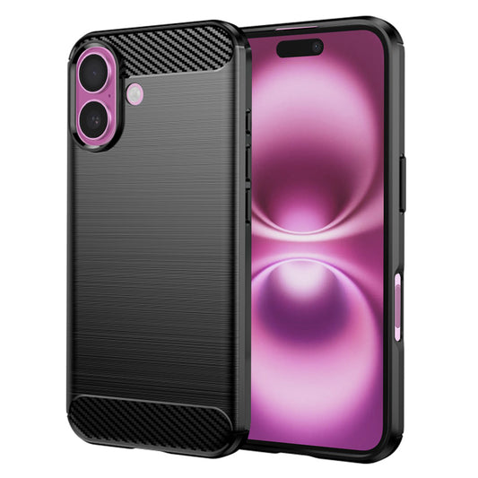 Futrola za Apple iPhone 16 Plus, Techsuit, Karbon, Crna