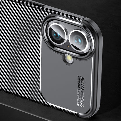 Futrola za Apple iPhone 16 Plus, Techsuit, CarbonFiber, Crna