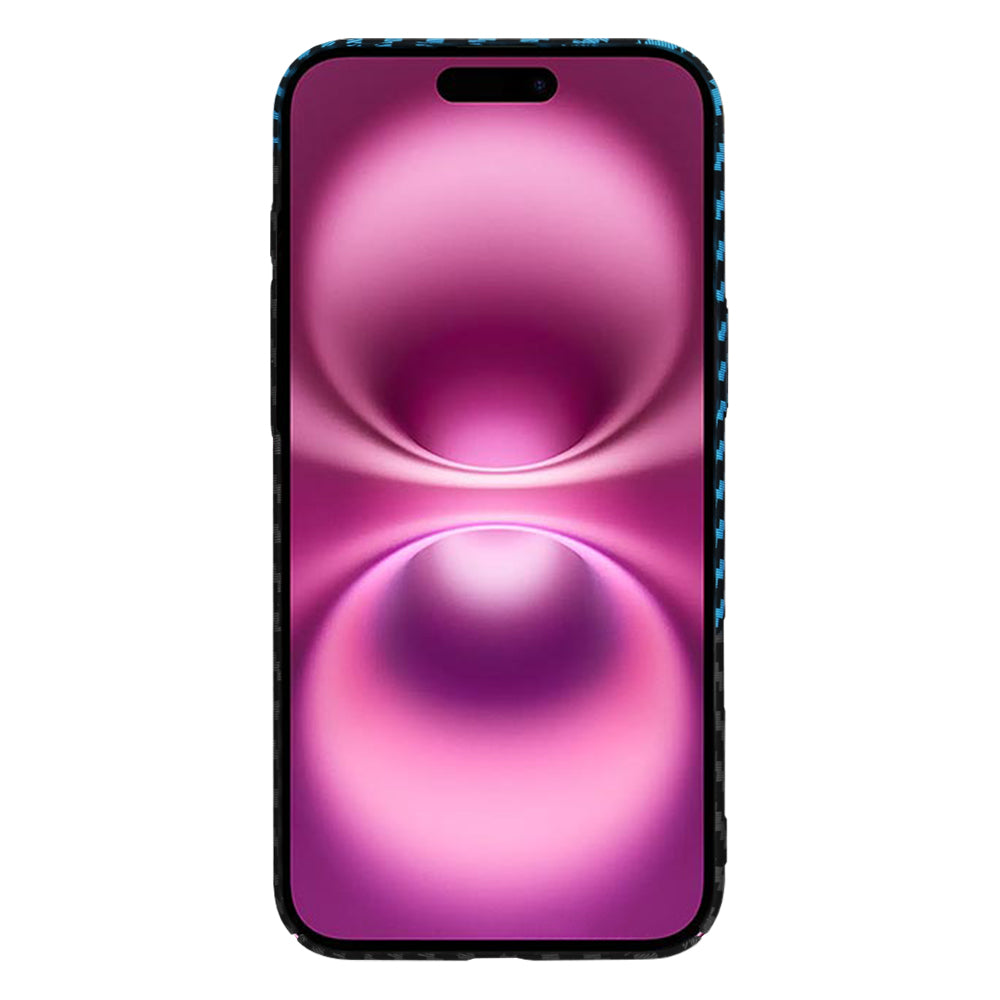 Futrola za Apple iPhone 16 Plus, Techsuit, Carbonite FiberShell, Crno Plava