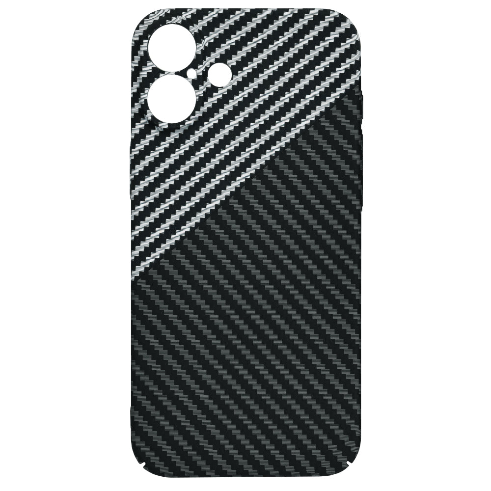 Futrola za Apple iPhone 16 Plus, Techsuit, Carbonite FiberShell, Crno Siva