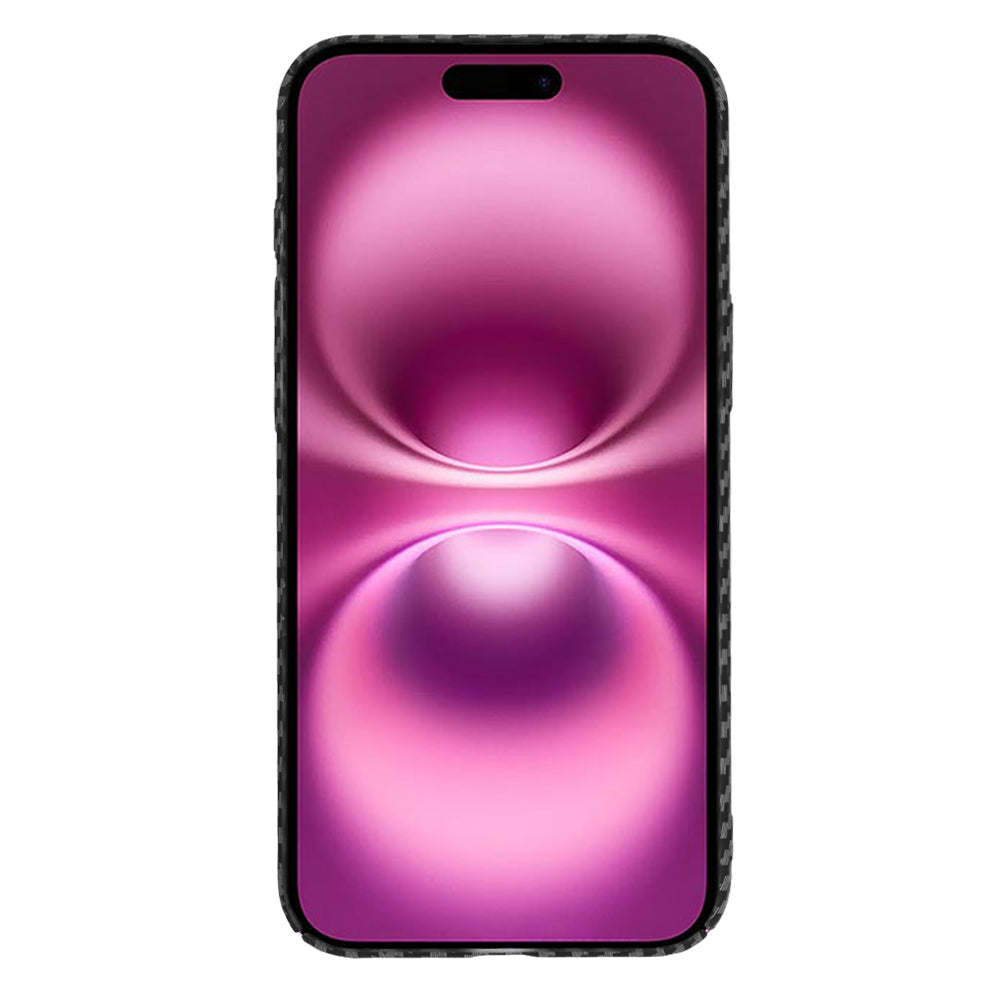 Futrola za Apple iPhone 16 Plus, Techsuit, Carbonite FiberShell, Crna