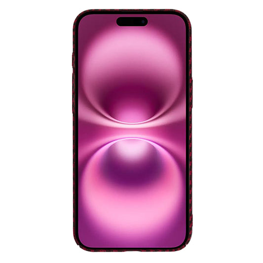Futrola za Apple iPhone 16 Plus, Techsuit, Carbonite FiberShell, Crvena