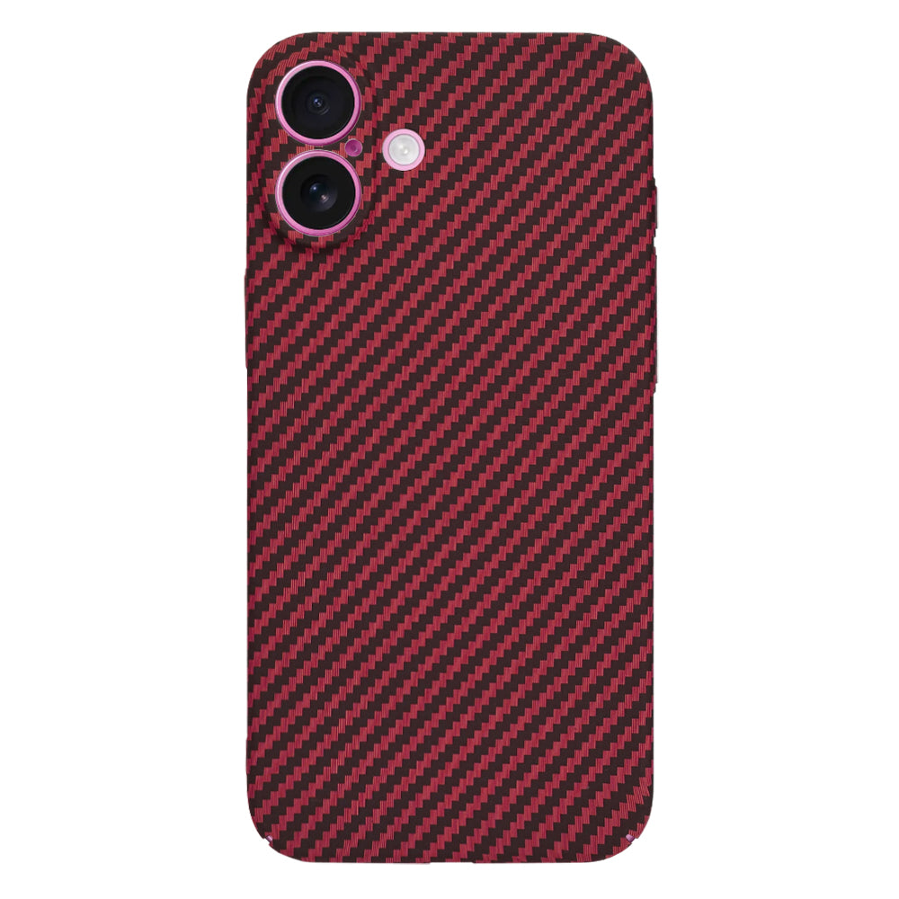 Futrola za Apple iPhone 16 Plus, Techsuit, Carbonite FiberShell, Crvena