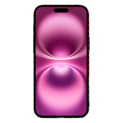 Futrola za Apple iPhone 16 Plus, Techsuit, Carbonite FiberShell, Crno Crvena