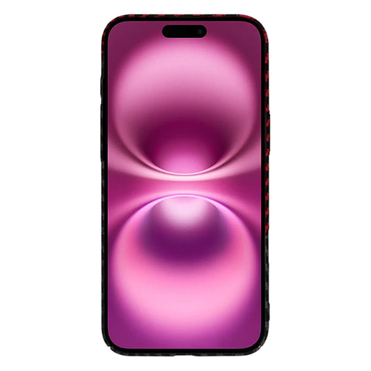 Futrola za Apple iPhone 16 Plus, Techsuit, Carbonite FiberShell, Crno Crvena
