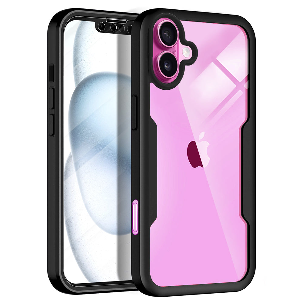 Futrola za Apple iPhone 16 Plus, Techsuit, ColorVerse 360, Crna