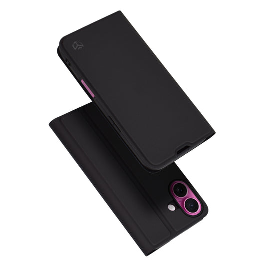 Futrola za Apple iPhone 16 Plus, Techsuit, Magskin Book, Crna
